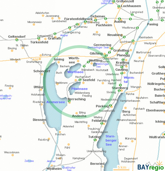 map of Seefeld am Pilsensee